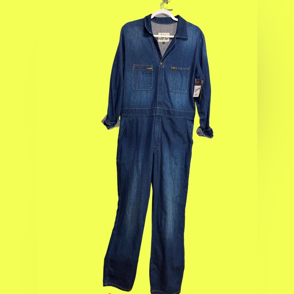 Lee Vintage Modern Union-Alls in Pacific Blue  NWT Women’s L